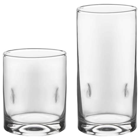 Libbey Glass Impressions 16 Piece Drinkware Set In Clear Nfm