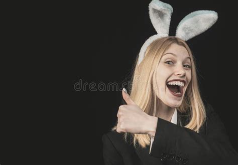 143 Beautiful Sexy Woman Playboy Rabbit Ears Stock Photos Free