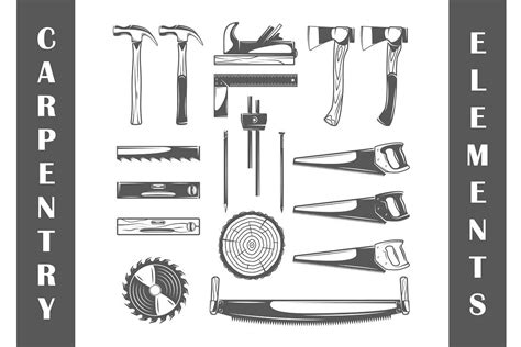 17 Carpentry Logos Templates Logo Templates Templates Logo Set