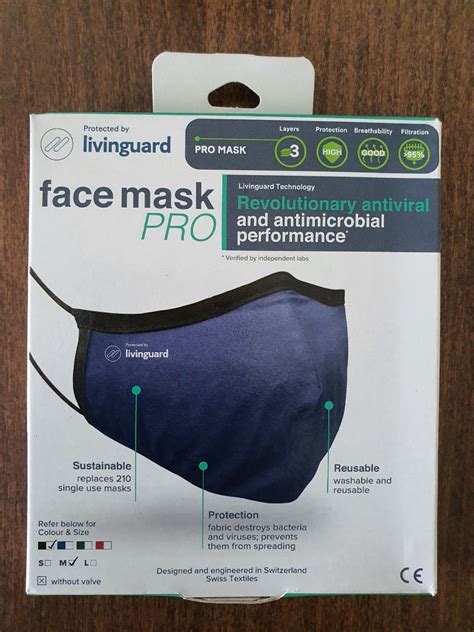 Livinguard Face Mask Pro Health And Nutrition Face Masks And Face Shields