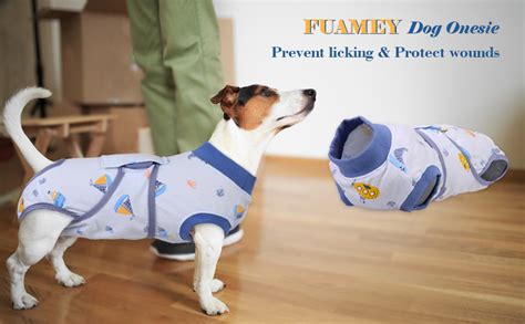 Fuamey Dog Recovery Suitonesie For Dogs After Surgery