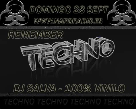 Dj Salva Live Hardradio Techno Line 28 Sept 2014 100 Vinilo