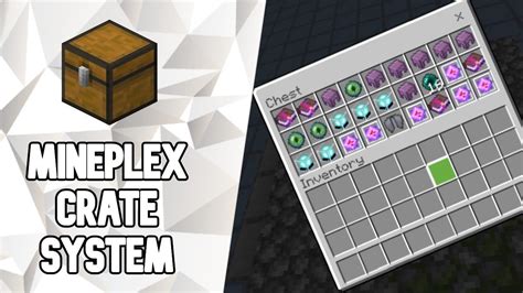Minecraft Crates System L Mcbeps4xbox Oneswitchwin10mcpe L Command