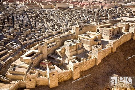 Model Of Jerusalem In The Second Temple Period Located On Grounds Of