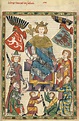 King Wenceslas of Bohemia. Codex Manesse Wenzel II. von Böhmen Medieval ...