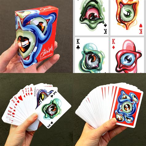 I Made Custom Playing Card Decks With My Paintings 18 Unique Painted