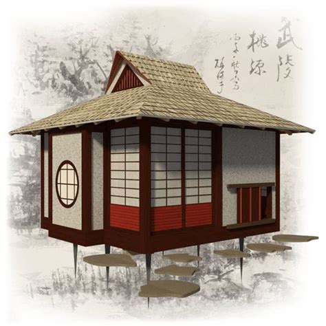 Teepee Plans Tea House Design Small House Plans Japanese Tea House