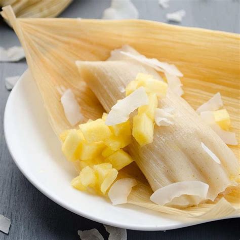 Pineapple Coconut Tamales One Of My Favorite Recipes From Our New Ebook Vegan Tamale Vegan