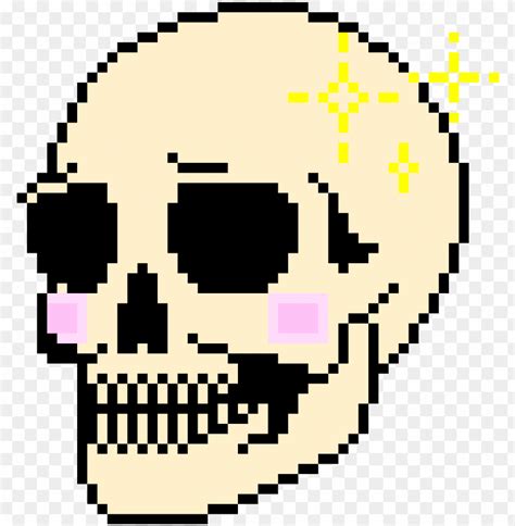 Skull Pixel Art Template Images And Photos Finder