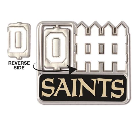 New Orleans Saints D Fence O Fence Lapel Pin