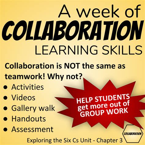 Collaboration Skills lesson plans: Teach collaborative strategies / mindset