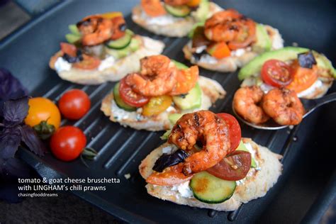 Yay roasted heirloom tomato and goat cheese bruschetta! CHASING FOOD DREAMS: Recipe: Tomato & Goat Cheese ...