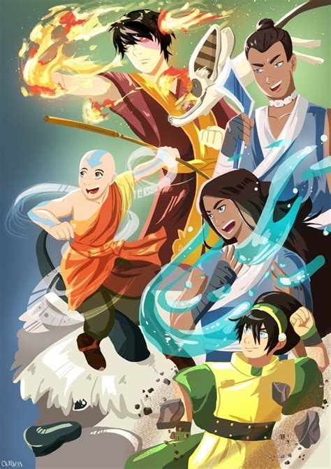 Team Avatar Avatar Airbender Avatar Aang Avatar The Last Airbender