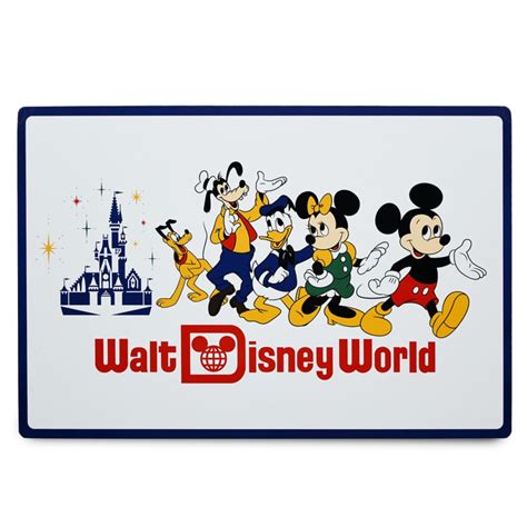 Disney Placemat Walt Disney World 50th Anniversary Vault Collection