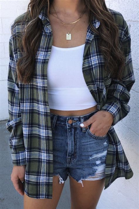 Flannel Outfits Summer Trendy Summer Outfits Cute Simple Outfits