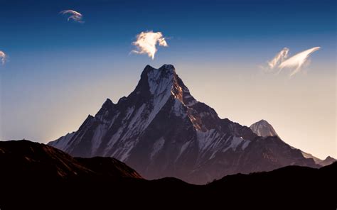 Download Wallpaper 1920x1200 Dawn Sky Himalaya Mountains Peak 16