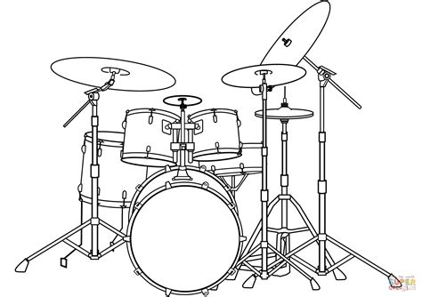 This section includes, enjoyable coloring pages, free printable, harp coloring pages for every age. Drums Coloring Pages - Kidsuki