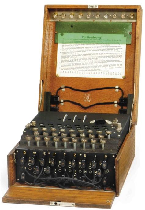 Enigma Encoding Machine Used By Nazis In Ww Ii Up For Auction