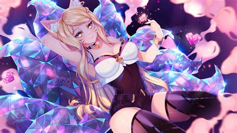 Kda Ahri League Of Legends Lol Lol Wallpaper 4k