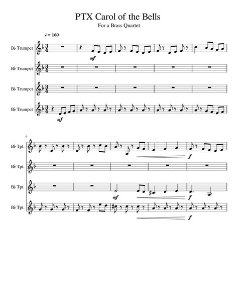 Browse our 112 arrangements of carol of the bells. sheet music is available for piano, voice, guitar and 61 others with 31 scorings and 7 notations in 27 genres. PTX Carol of the Bells Sheet music for Trumpet | Download ...