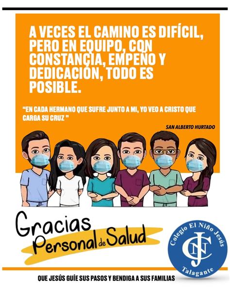 Gracias Personal Del Salud Colegio Niño Jesus