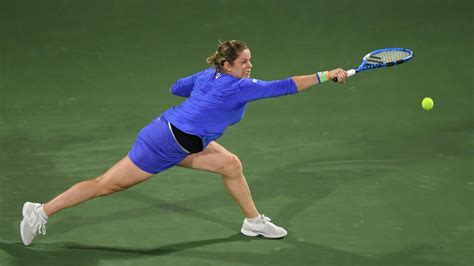 Wta Dubai Kim Clijsters Battue Par Garbiñe Muguruza 6 2 7 6 Pour