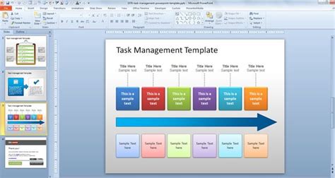 Free Task Management Powerpoint Template Free Powerpoint Templates