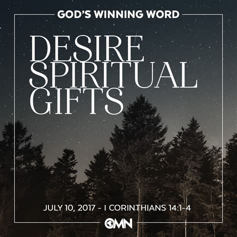 What are the five spiritual gifts. Desire Spiritual Gifts | Oregon Ministry Network