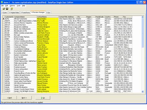 Datapipe Database Search Replace Screenshots Windows 7 Download