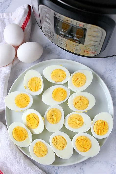 Add some extra protein to your buddha bowl or just make a quick snack in the microwave. Instant Pot Perfect Hard Boiled Eggs Recipe - Crunchy Creamy Sweet