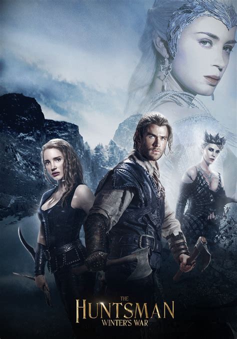 Eric and fellow warrior sara, raised as members of ice queen freya's army, try to conceal their forbidden love as they fight to survive the wicked intentions of both freya and her sister ravenna. THE HUNTSMAN - Winter's War (2016) - Poster 3 by Domnics ...