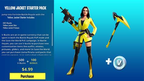 Yellowjacket is a rare outfit with in battle royale that can be obtained by purchasing yellowjacket pack. *NEW* Leaked YELLOW JACKET Starter Pack Skin Coming In ...