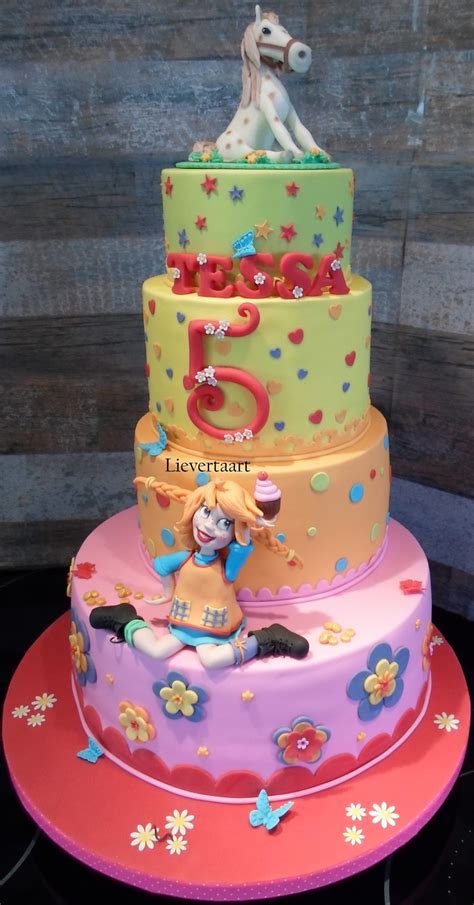 Pippi Longstocking Cake For A 5 Year Old Girl