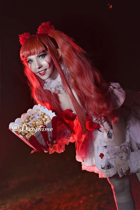 sexy girl pennywise clown it 2017 cosplay dress female clown etsy