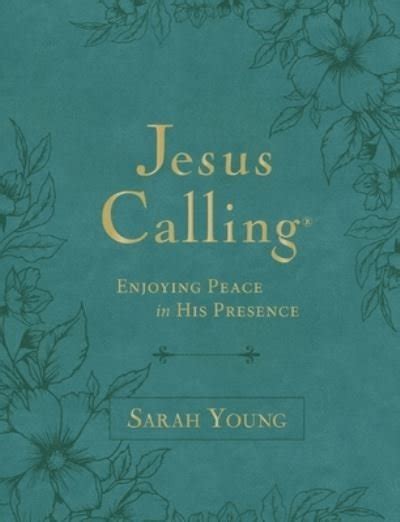 Sarah Young · Jesus Calling Large Text Teal Leathersoft With Full