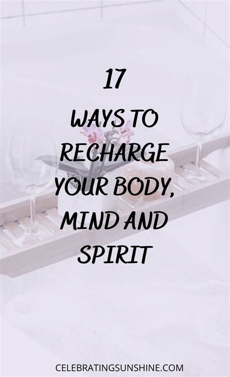 17 ways to recharge your body mind and spirit celebrating sunshine