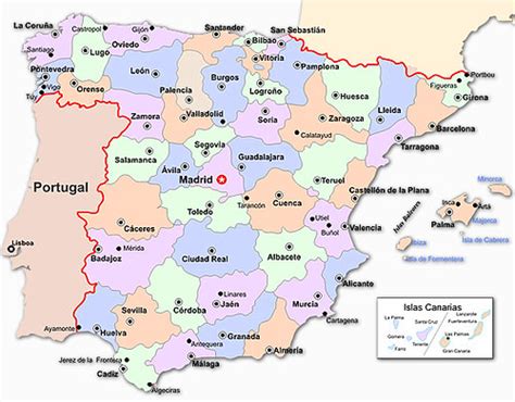 Censo como política de estado. Mapa de España | Blogitravel | Viajes y Turismo ...
