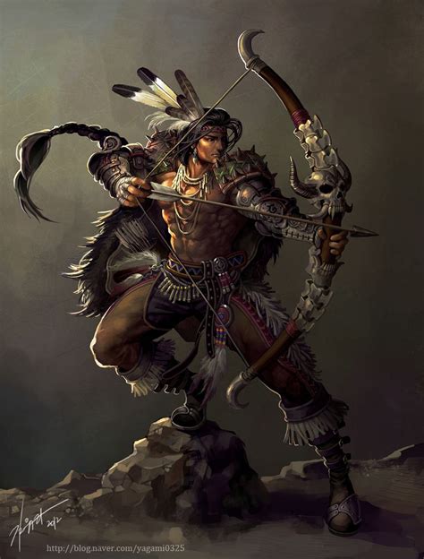 Native American Archer By Goddessmechanic On Deviantart Native
