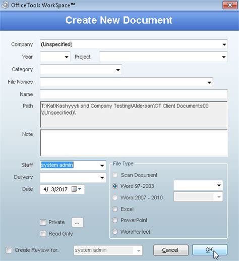 How To Create A New Document Abacusnext Client Services
