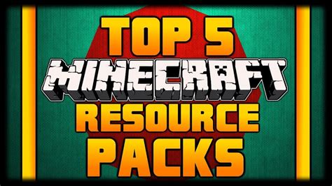 Top 5 Minecraft Resource Packs Kaynak Paketi Youtube