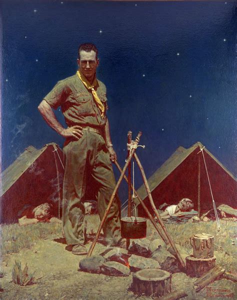 Skeeter S Universe Norman Rockwell S Scout Paintings