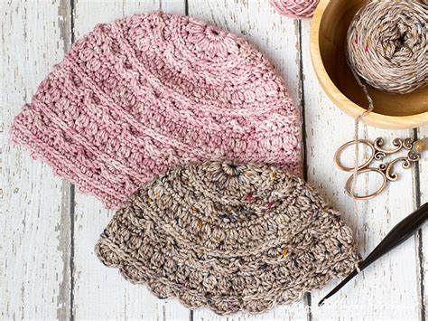 ravelry layer cake lace beanie pattern by kirsten holloway