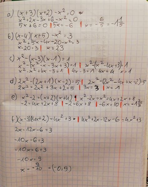 Rozwiąż Równania X+6/2=4/3 - Rozwiąż równania: ZAD. 13/195 Matematyka z Plusem a) (x+3)(x+2)-x^2=0 b