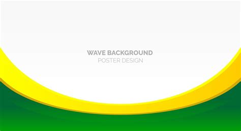 Wave Green And Yellow Background Vector 8713869 Vector Art At Vecteezy