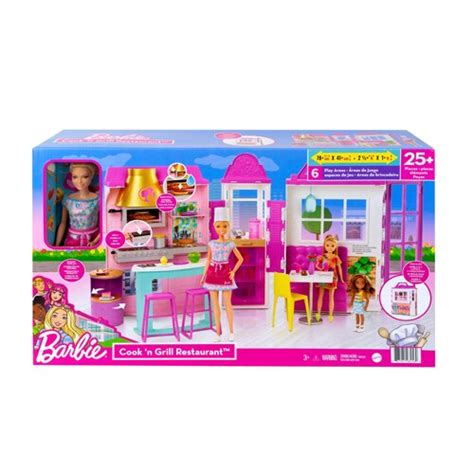 Mattel Barbie® Cook N Grill Restaurant Doll And Playset 1 Set Vitacost