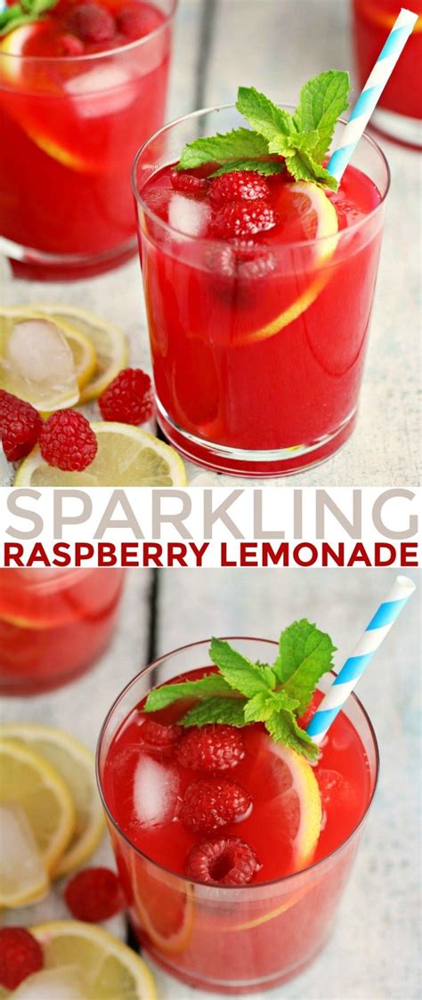 Sparkling Raspberry Lemonade Recipe Raspberry Lemonade