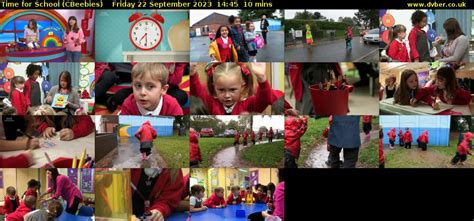 Time For School Cbeebies 2023 09 22 1445