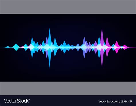 Sound Wave Equalizer Modern Audio Spectrum Vector Image