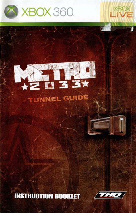 Metro 2033 2010 Xbox 360 Box Cover Art Mobygames