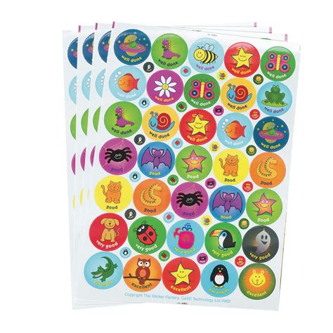 Kudos System Reward Stickers Pack Of 885 Gls Educational Supplies